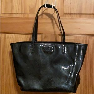 Kate Spade black tote purse hand bag